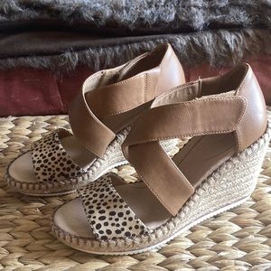 Dr Scholls Vacay Leopard Wedge 7